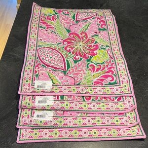 NWT Vera Bradley placemat - pinwheel pink